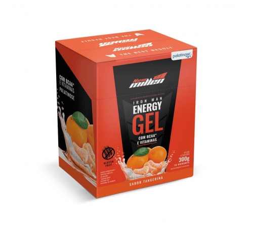 IRON MAN INSTANT ENERGY GEL (CAIXA C/ 1O UNIDADES) - NEW MILLEN