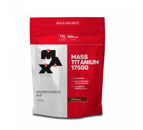HIPERCALÓRIO MASS TITANIUM  REFIL 1,4KG - MAX TITANIUM